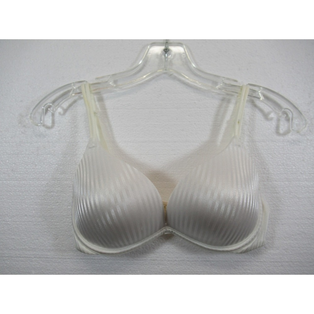 Ambrielle Add 2 Cup Sizes Padded Super Push Up Bra 34B Ivory Underwire